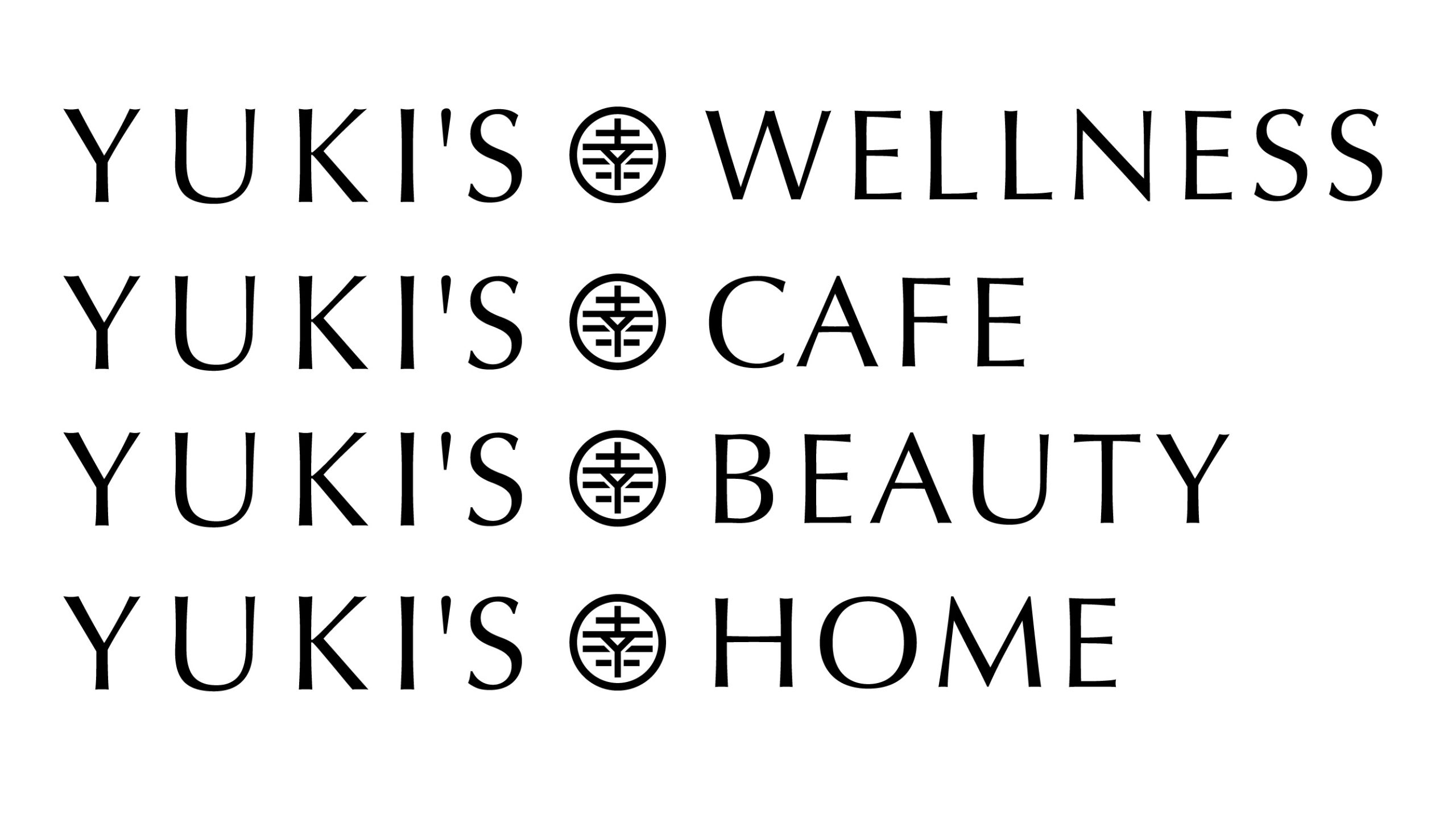 YUKI'S Brand Identity Design in Vancouver, Logo System Design