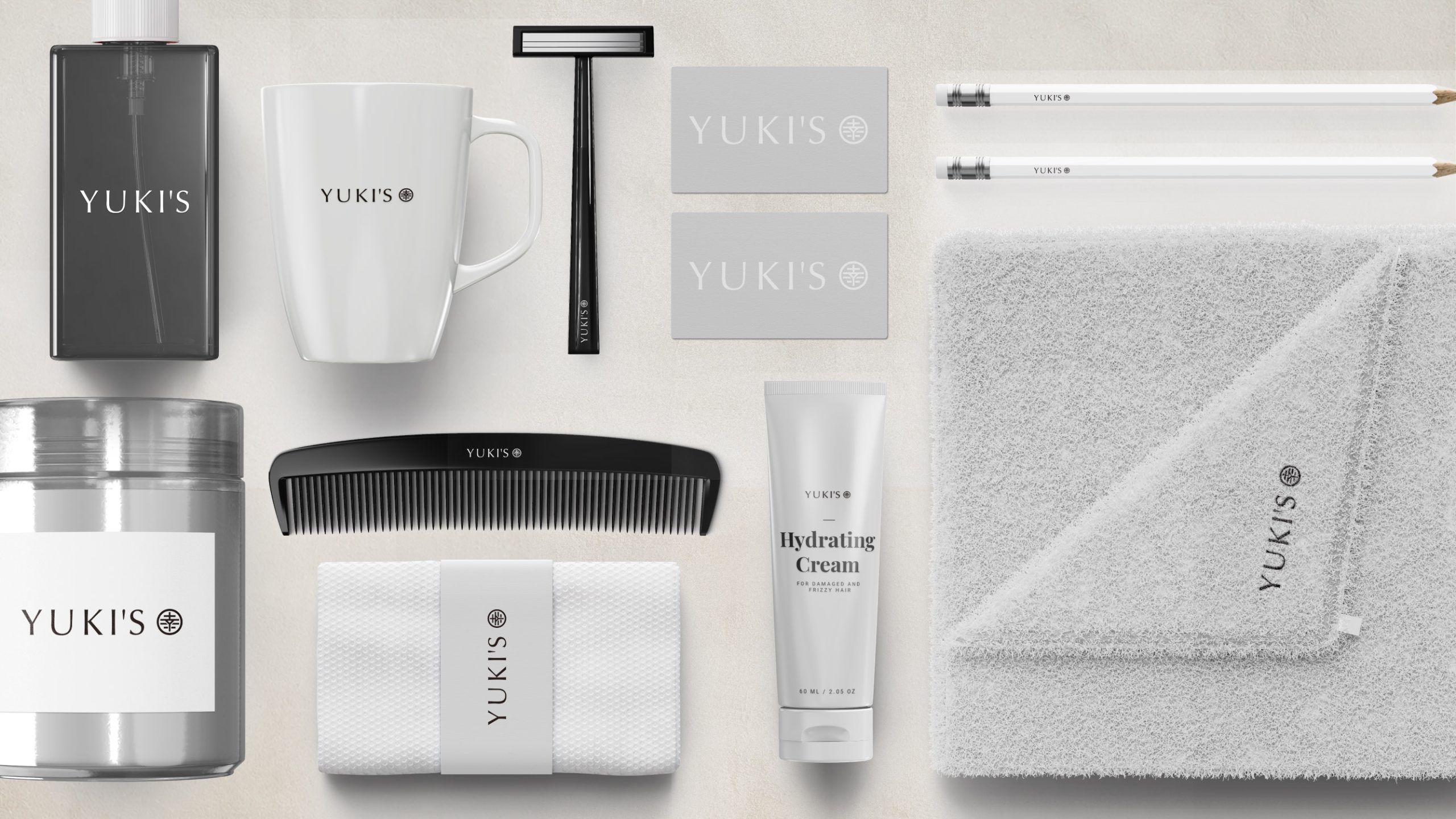 YUKI'S Brand Identity Design in Vancouver, Logo Applications
