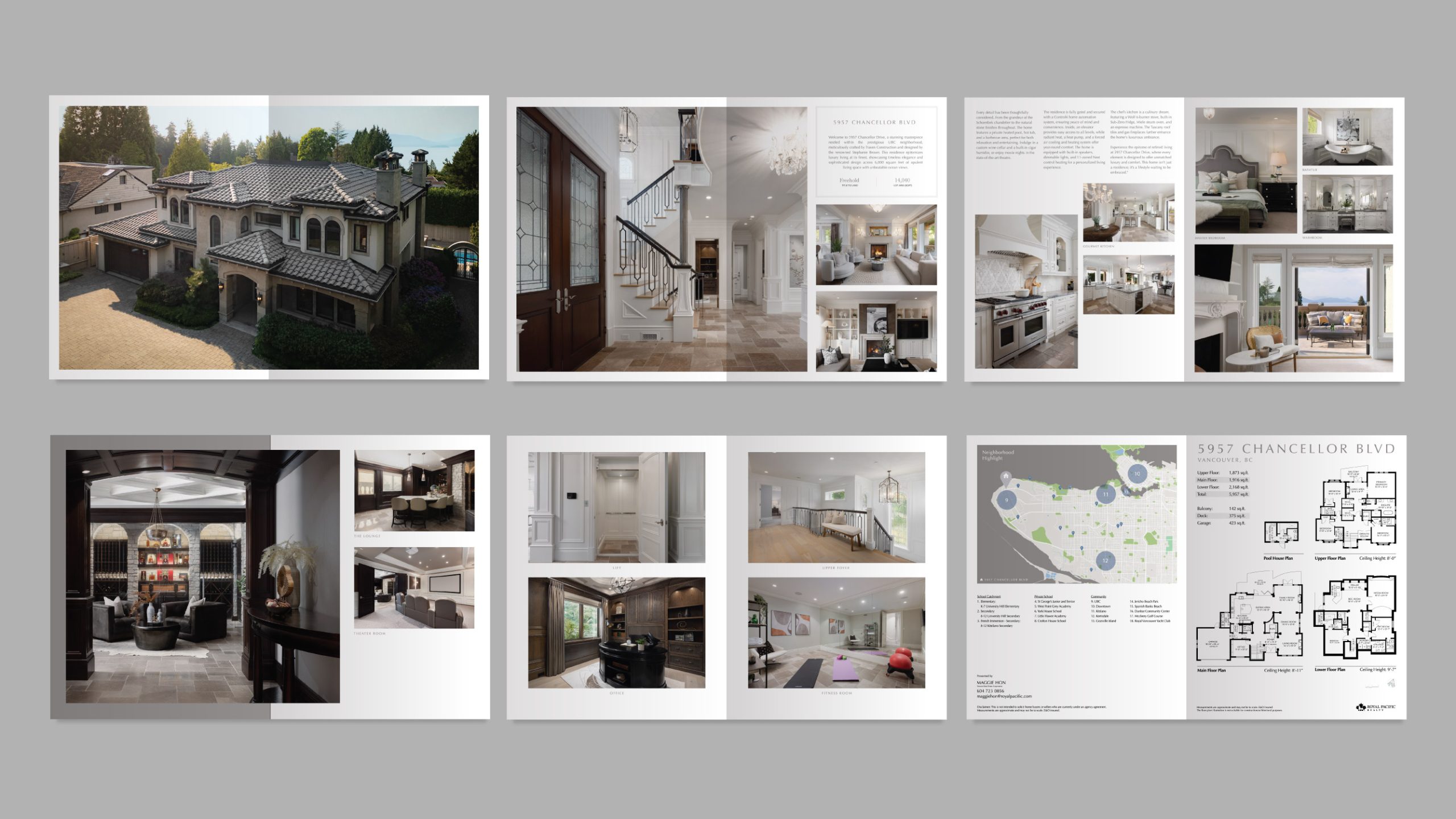 Vancouver Royal Pacific Realtor Marketing Materials Design
